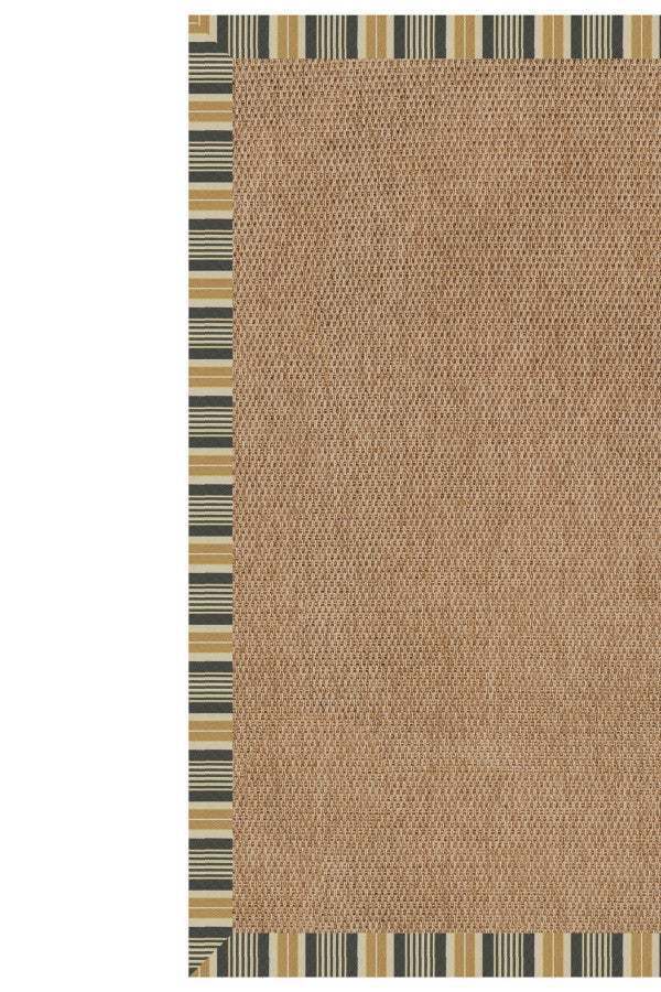 Islamorada-Basketweave Long Hill Ebony Area Rug