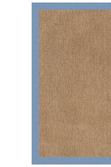 Islamorada-Basketweave Canvas Air Blue Area Rug