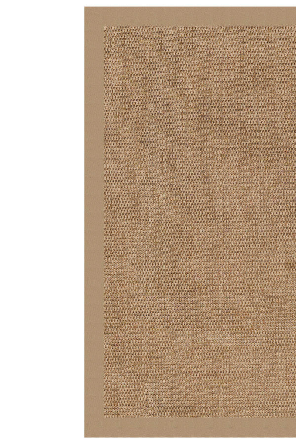 Islamorada-Basketweave Canvas Camel Area Rug