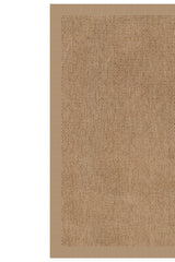 Islamorada-Basketweave Canvas Camel Area Rug