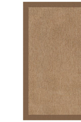 Islamorada-Basketweave Canvas Cocoa Area Rug