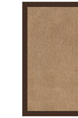Islamorada-Basketweave Canvas Bay Brown Area Rug