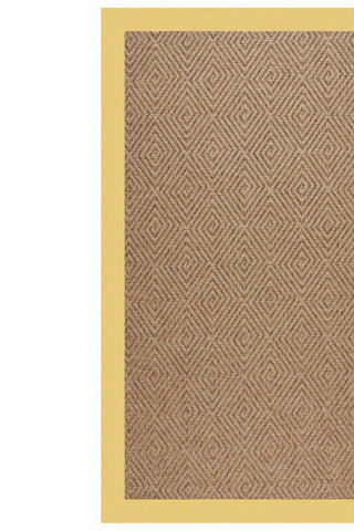 Islamorada-Diamond Canvas Canary Area Rug