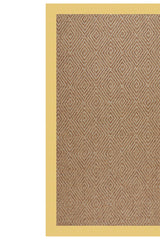 Islamorada-Diamond Canvas Canary Area Rug