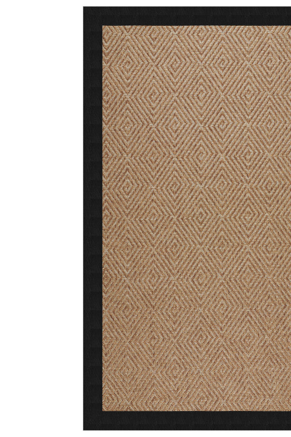 Islamorada-Diamond Classic Black Area Rug