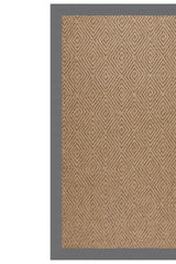 Islamorada-Diamond Canvas Charcoal Area Rug
