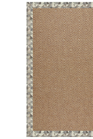 Islamorada-Diamond Geo Bronze Area Rug