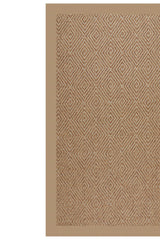 Islamorada-Diamond Canvas Camel Area Rug