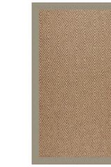 Islamorada-Diamond Canvas Taupe Area Rug