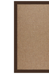 Islamorada-Diamond Canvas Bay Brown Area Rug
