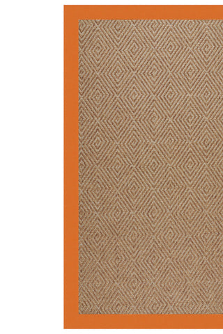 Islamorada-Diamond Canvas Tangerine Area Rug