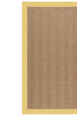 Islamorada-Herringbone Canvas Canary Area Rug