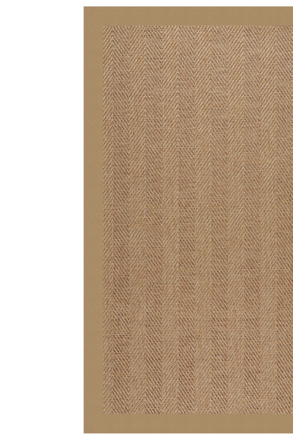 Islamorada-Herringbone Canvas Linen Area Rug