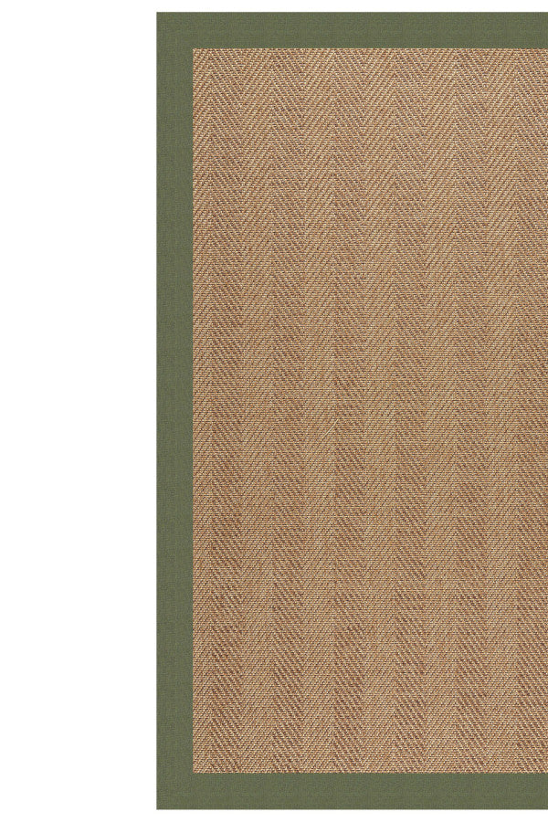 Islamorada-Herringbone Canvas Fern Area Rug