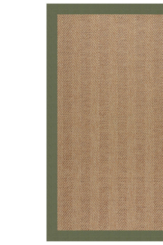 Islamorada-Herringbone Canvas Fern Area Rug