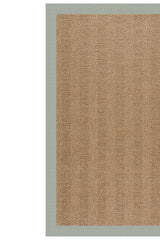 Islamorada-Herringbone Canvas Spa Blue Area Rug