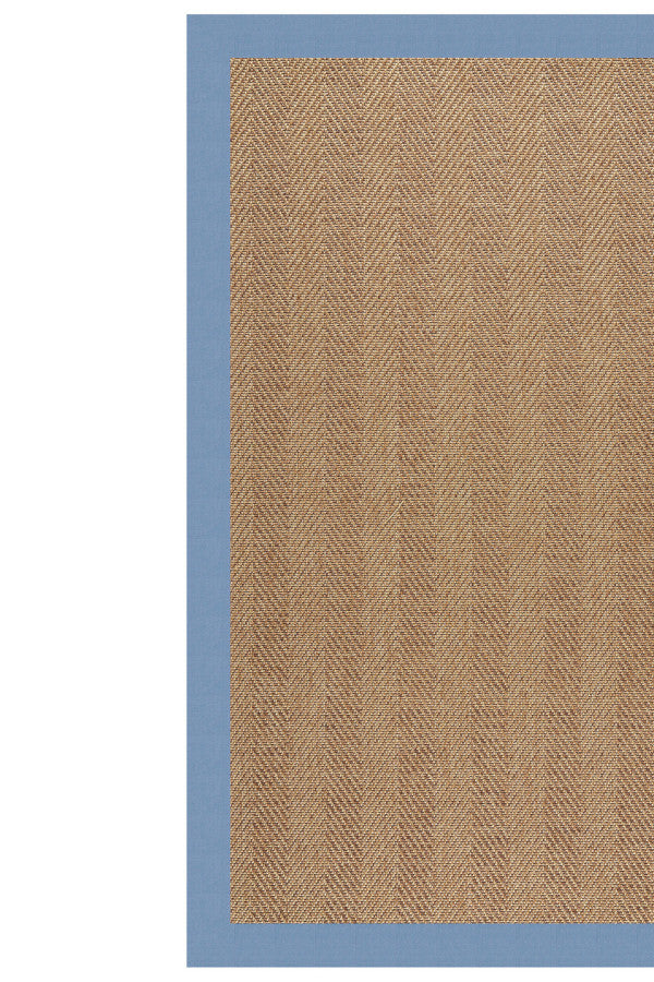 Islamorada-Herringbone Canvas Air Blue Area Rug