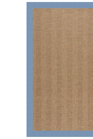 Islamorada-Herringbone Canvas Air Blue Area Rug