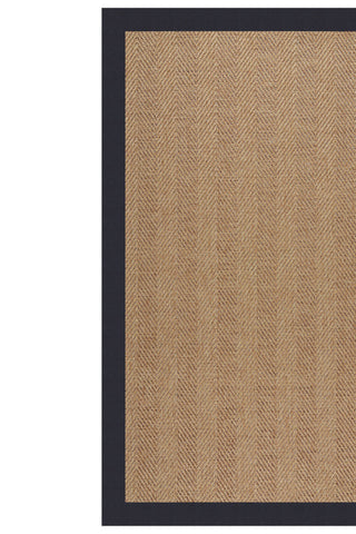 Islamorada-Herringbone Canvas Navy Area Rug
