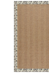 Islamorada-Herringbone Geo Bronze Area Rug