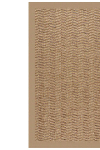 Islamorada-Herringbone Canvas Camel Area Rug
