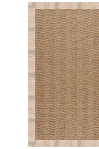 Islamorada-Herringbone Sicily Sparrow Area Rug
