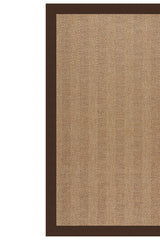 Islamorada-Herringbone Canvas Bay Brown Area Rug