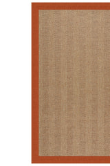 Islamorada-Herringbone Classic Persimmon Area Rug