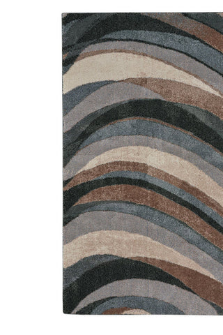 Mineral-Wave Blue Slate Area Rug
