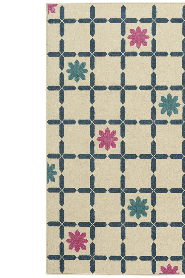 Poppy-Flores Azul Area Rug