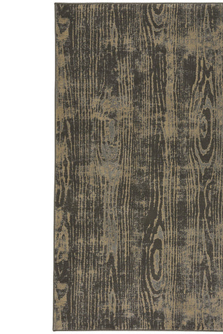 Woodgrain Charcoal Area Rug