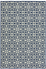 100% Polypropylene Vintage  Indoor/Outdoor Area Rug