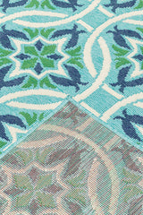100% Polypropylene Vintage  Indoor/Outdoor Area Rug