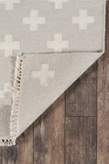 Handwoven Wool Geometric Rug – Topanga Lucille(TOP-1)