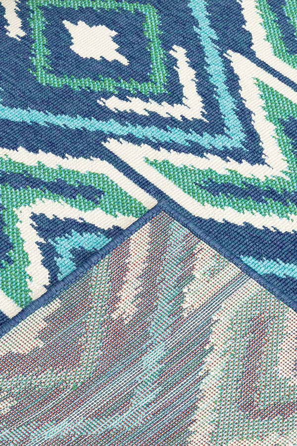 100% Polypropylene Vintage  Indoor/Outdoor Area Rug