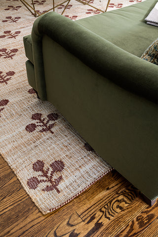 70% Jute 20% Wool 10% Cotton Runner Indoor Area Rug