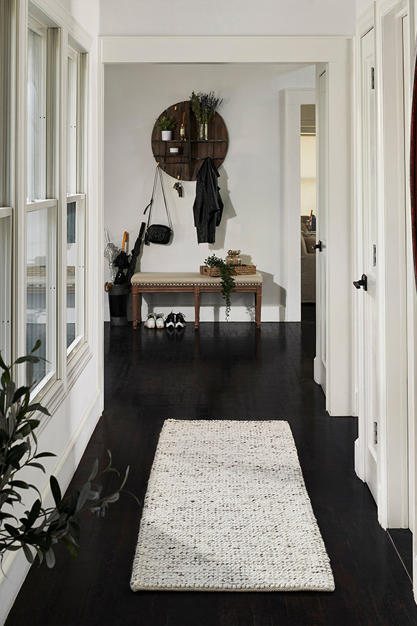 80% Wool 20% Viscose Rectangle Indoor Area Rug