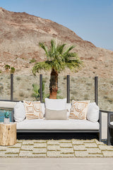Serena Handwoven Striped Indoor/Outdoor Area Rug – 100% PET(SRN-1)