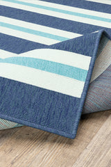 100% Polypropylene Nautical  Indoor/Outdoor Area Rug