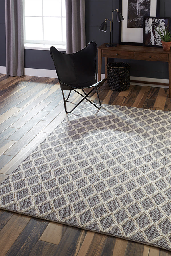 80% Wool 20% Viscose Rectangle Indoor Area Rug
