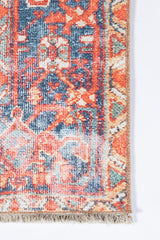 Cotton and Polyester Rectangle Indoor Area Rug