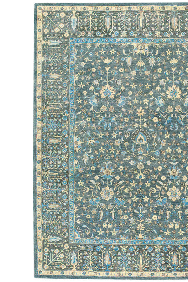 Izmir-Persian Cedars Dusty Blue Area Rug
