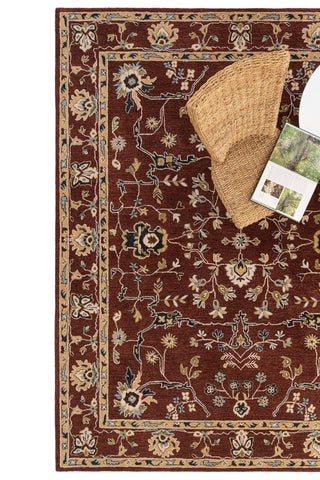 Azari-Isfahan Copper Area Rug
