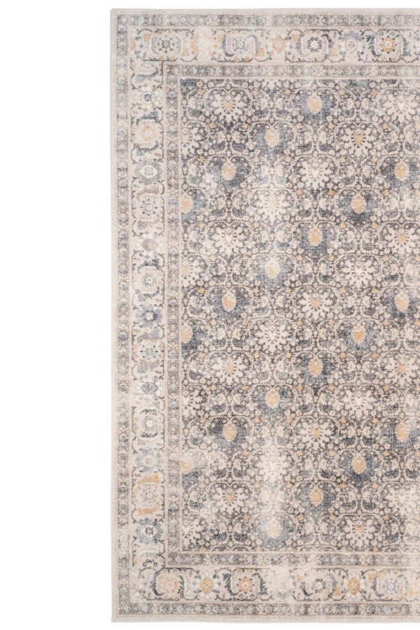 Avery-Keshan Slate Linen Area Rug