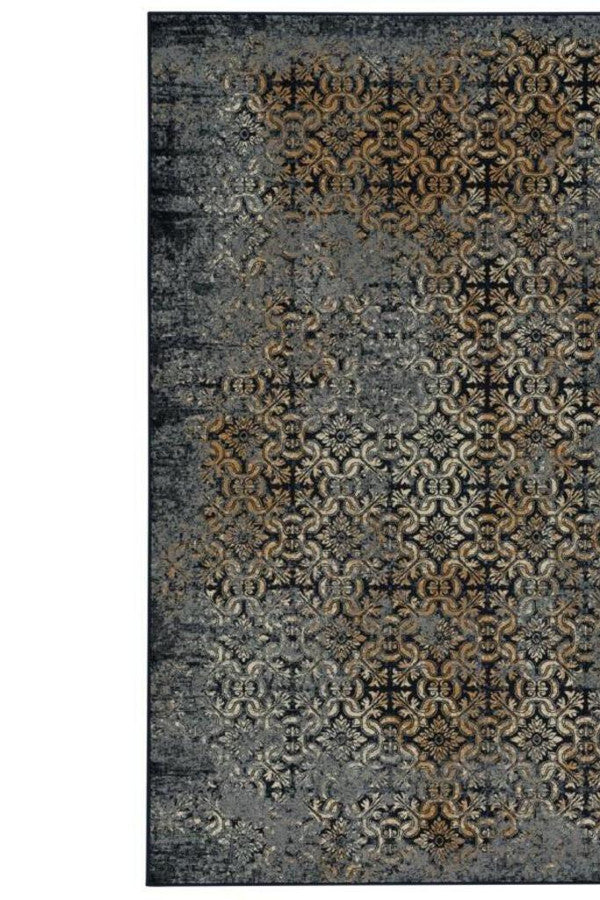 Metropolis-Del Mar Navy Area Rug