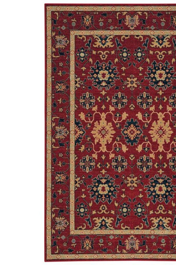 Metropolis-Ushak Classic Red Area Rug