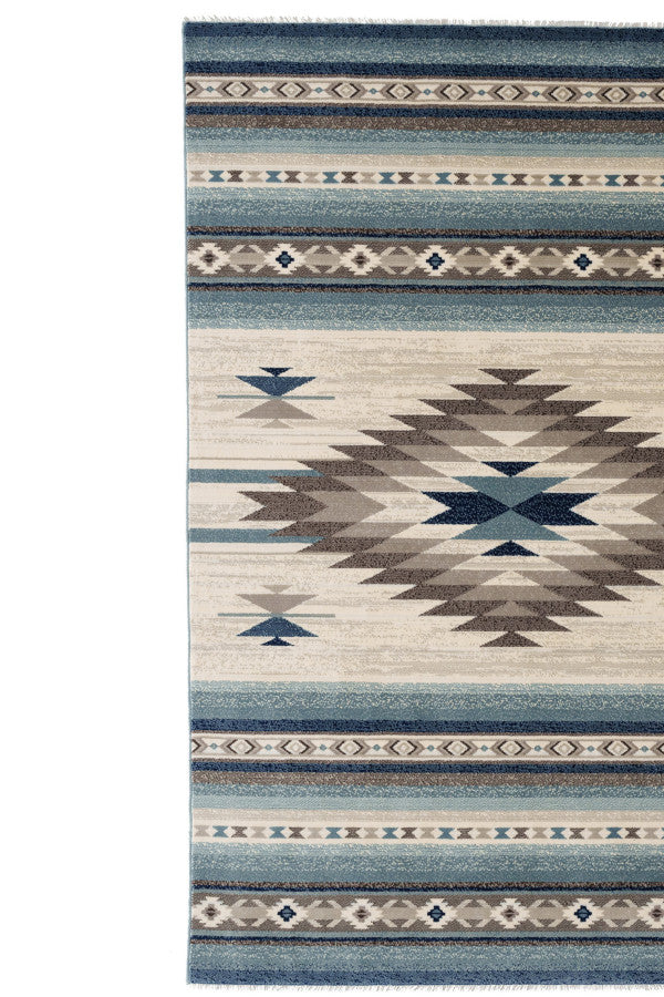 Jules-Navajo Silver Area Rug
