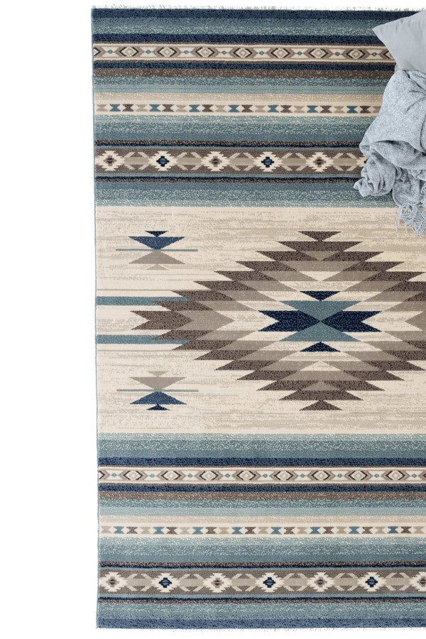Jules-Navajo Silver Area Rug