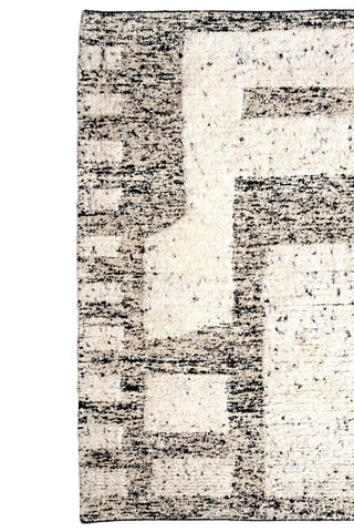 Aria Black White Area Rug