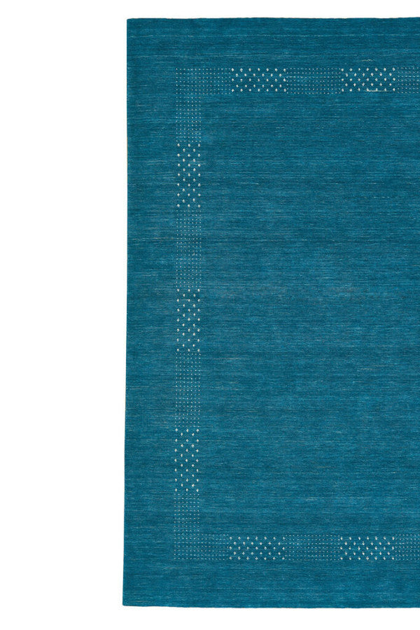 Simply Gabbeh Turquoise Area Rug
